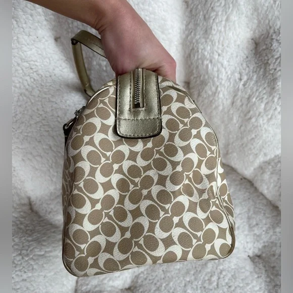 Coach Chelsea Heritage Signature Stripe Satchel Nr. F15132 - Picture 8 of 15